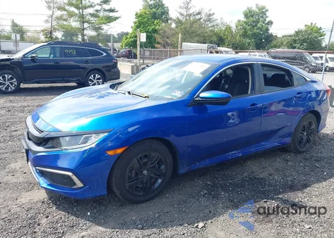 2019 Honda Civic Lx from USA, damaged, VIN 2HGFC2F66KH554197